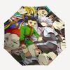 1pc Hunter X Hunter Characters Auto Open Close Umbrella Portable Folding Design with 8-Bone Iron Frame Outdoor Umbrella Ideal Gift for Fans, Travelers