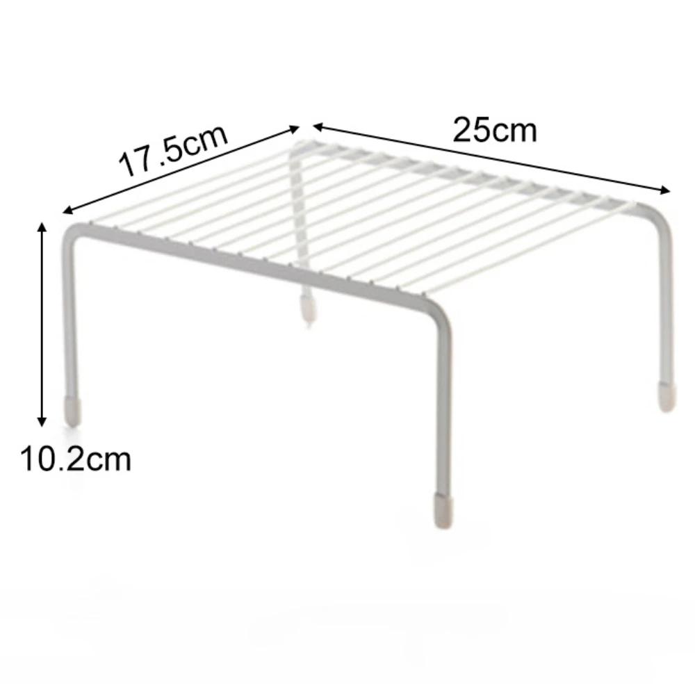 Kitchen Cabinet Organizer Shelf Iron Storage Rack Holder Bathroom Cabinet Organizer Food Pantry Organization and Storage Shelves