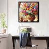New Arrival 5D DIY Full Circle Diamond Painting "Vase Flowers" Embroidery Cross Stitch Home Decor Gift