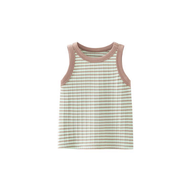 Minibala Baby gestreifte Modal Cool atmungsaktive Weste