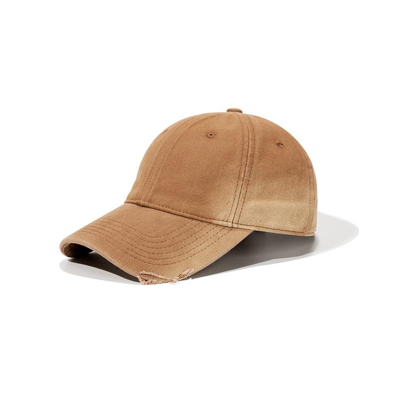 Do Old Holes Baseball Hat Personality Soft Top Men and Women Versatile Small Gradual Change Shading Cap