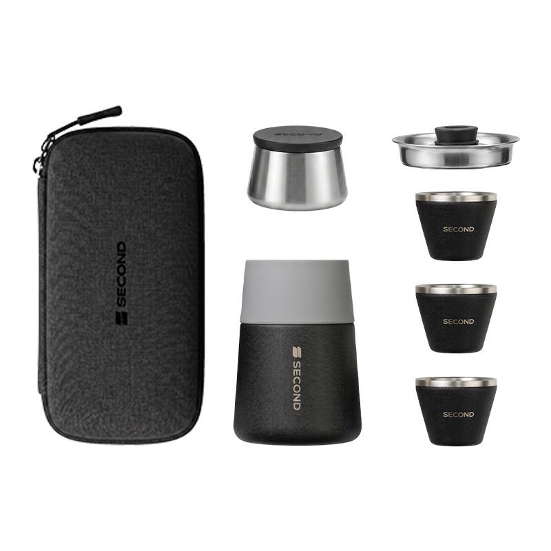 ROCKBROOK Portable Deer Cloth Travel Tea Set for Outdoors