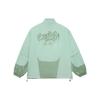 Li Ning Badfive Womens Loose Casual Spliced Sports Windbreaker Women Outerwear Water-Wave-Green AFDS356-2