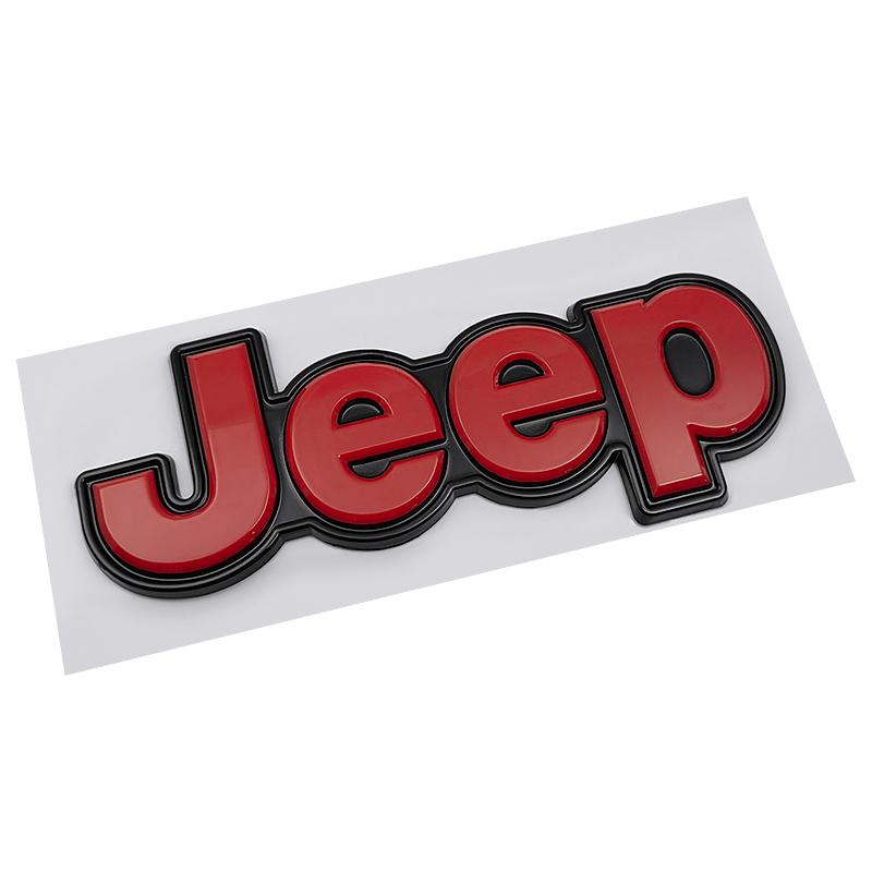 15.8CM ABS Auto Side Body Trunk Emblem Badge Sticker for Jeep Wrangler Grand Cherokee Compass Renegade Patriot Rubicon Liberty