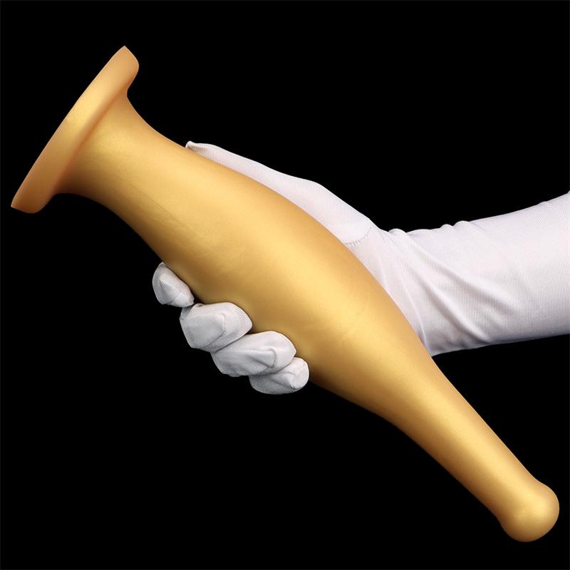 Gin Bottle Oversized Soft Posterior Anal Plugs Silicone Anal Dilator Female Toys Masturbator Anal Products