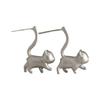 Unique Cat Earring Minimalist Piercing Earring Daily Wear Long Tail Cat Earring