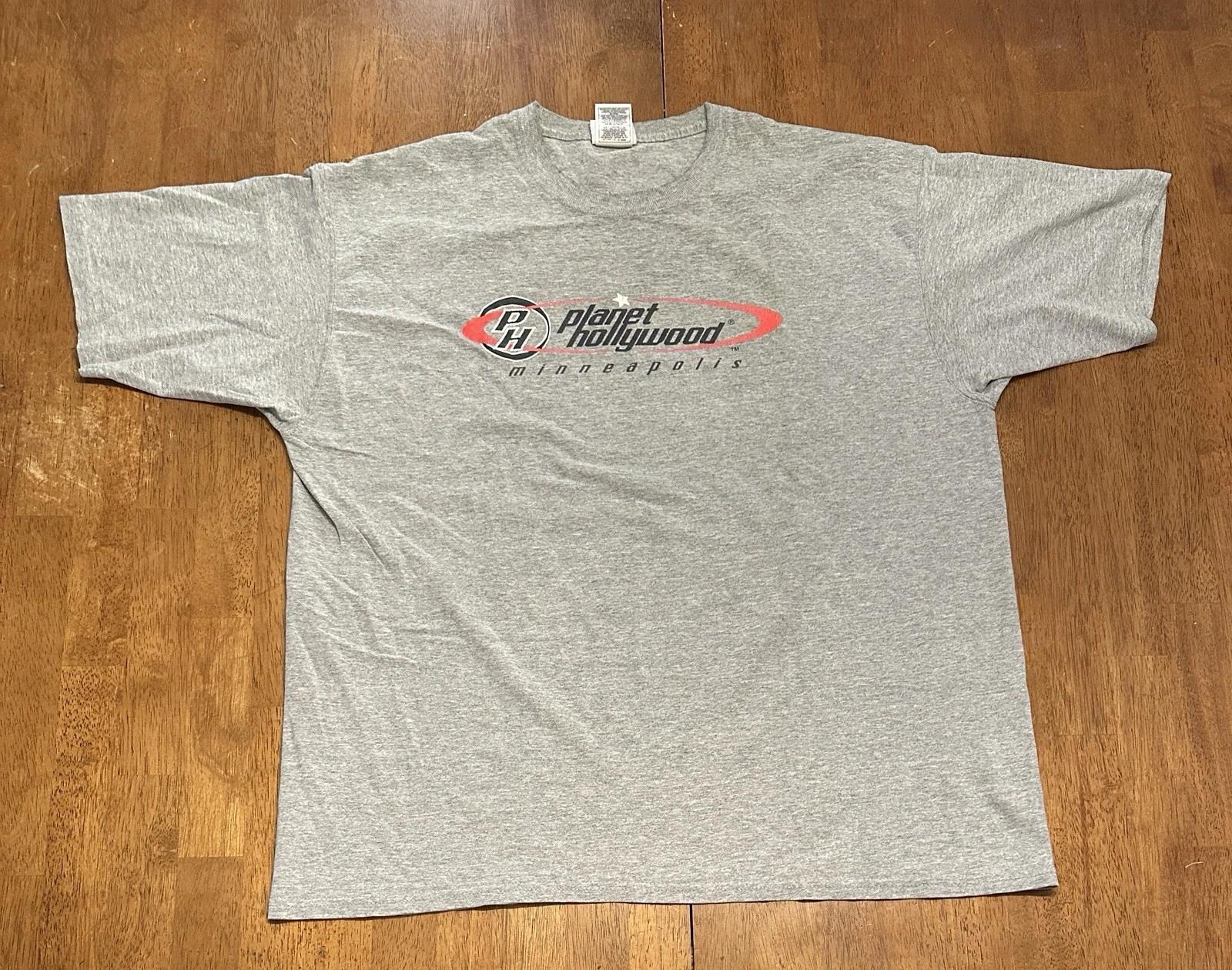 Vintage Planet Hollywood 2000 T Shirt XL Minneapolis Y2K 2XL