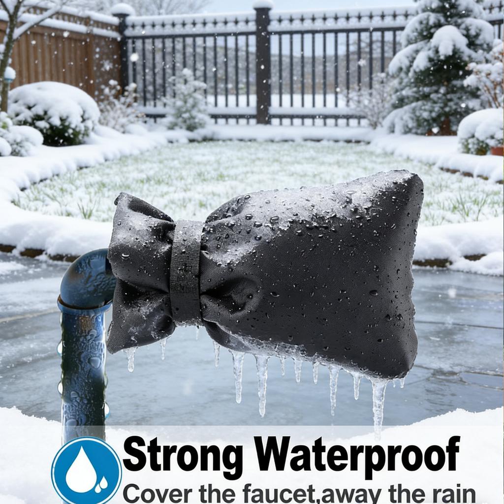 Outdoor Faucet Cover Winter Freeze Protection Water Tap Protector Decor Garden Accessories Supplies Special Yard the Home