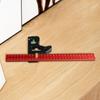 Lightweight For Amateur DIYers Angle Ruler Positioner Movable Scale Groove Design Scale Locator Aluminum Alloy