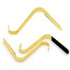 Christmas Fireplace Stocking Hanger Metal Mantel Hanging Hooks Multi-Use Socks Holders Ornament for Home Xmas Party Decor