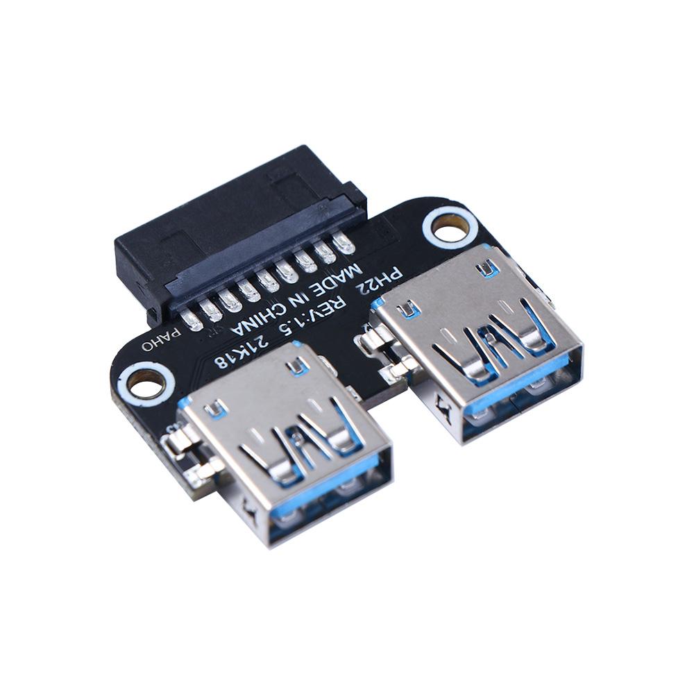 19 20 Pin Female Dual USB Pin Female to USB Motherboard Converter Adapter Converter Motherboard Adapter Motherboard Adapter