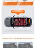 HD Flexible LED Car Smart Sticker: Full-Color Bluetooth App-Controlled Expression Screen for Rear Window, Waterproof and Soft.
