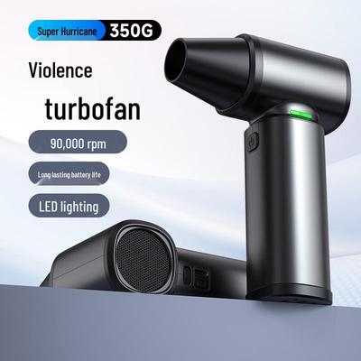 High-Speed 130,000 RPM Turbo Fan with 3-Speed Settings & 8000mAh Battery for Car Drying
