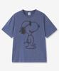 VTWO Sunglasses Snoopy Pigment T-Shirt (Navy)