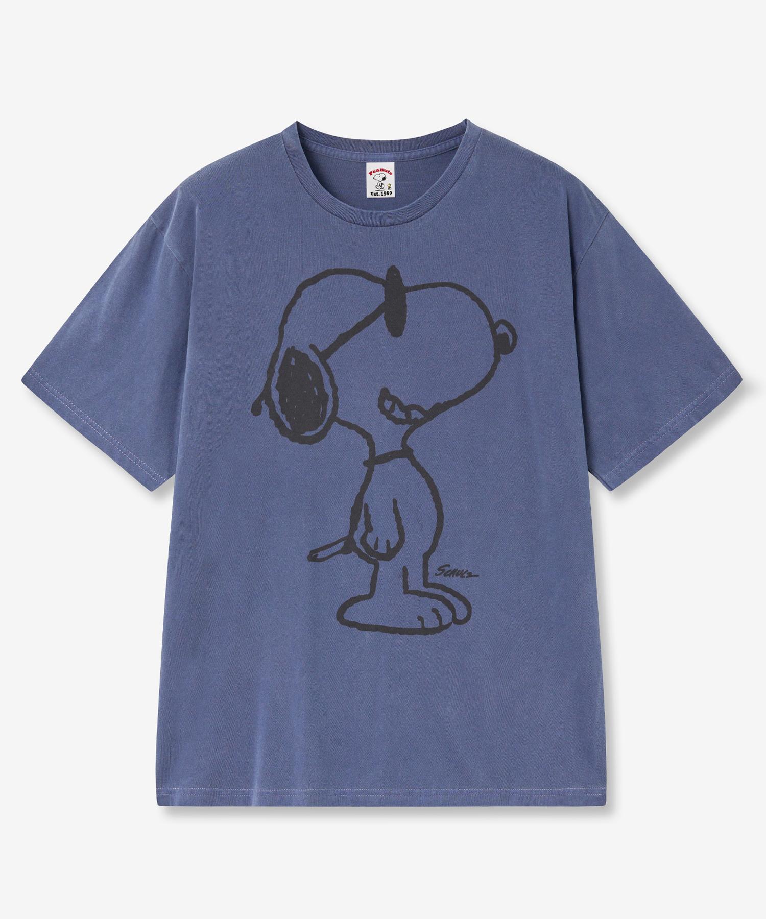 V2 Sunglasses Snoopy Pigment T-Shirt (Navy) Navy/M