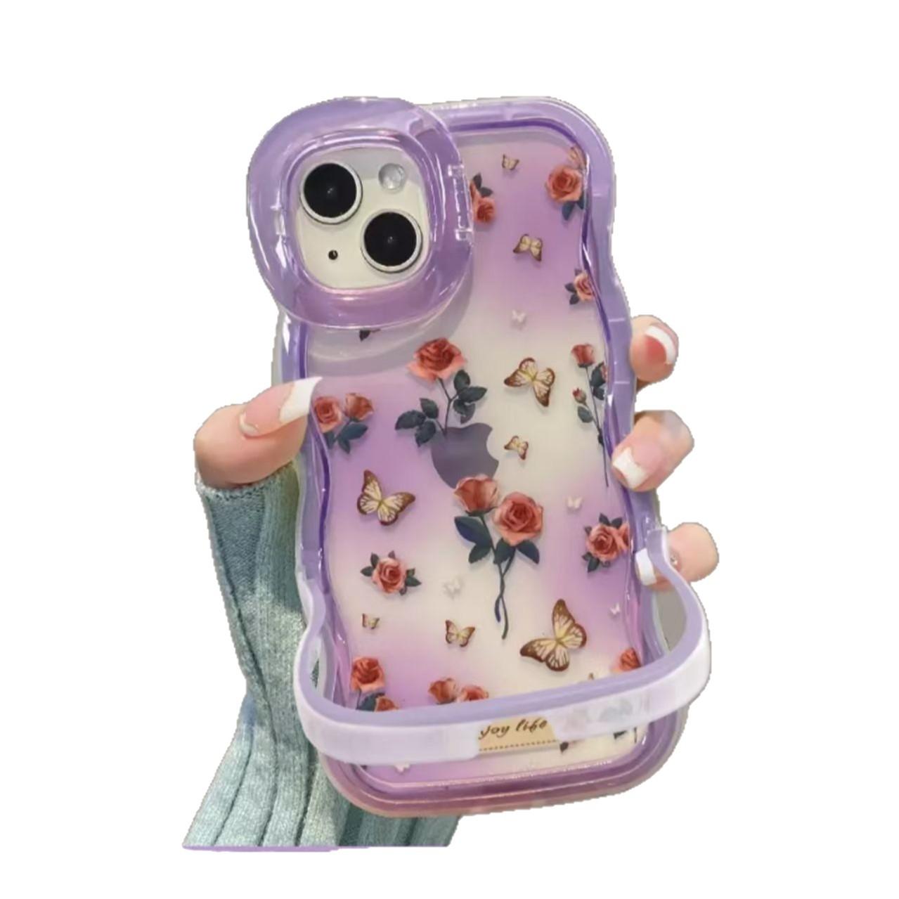 

New Phone Case Holder for Huawei Macaron Phone Case Women for Apple Phone Protective Cover Full Coverage For iPhone 16PROMAX