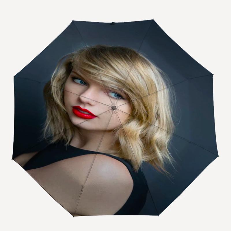 Taylor Theme Automatic Umbrella, Lightweight & Portable, 8 Rib, Perfect for Outdoor Travel, Birthdays, Christmas, Gifts.