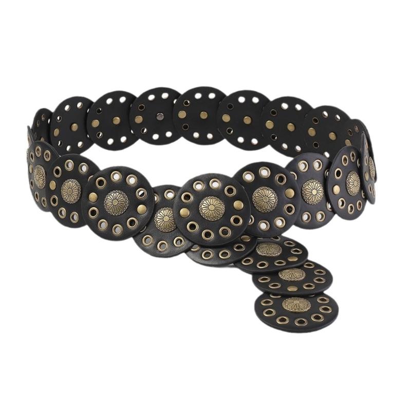 

Disc Chain Belly Chain For Dress Chain Belt For Women Waist Chain Belt Carvings Waist Chain Western Carvings Belt 1