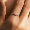 Solid 925 Sterling Silver Infinite Love Simple Ring Romantic Rose Gold Color Wedding Ring For Women Fine Jewelry Gift