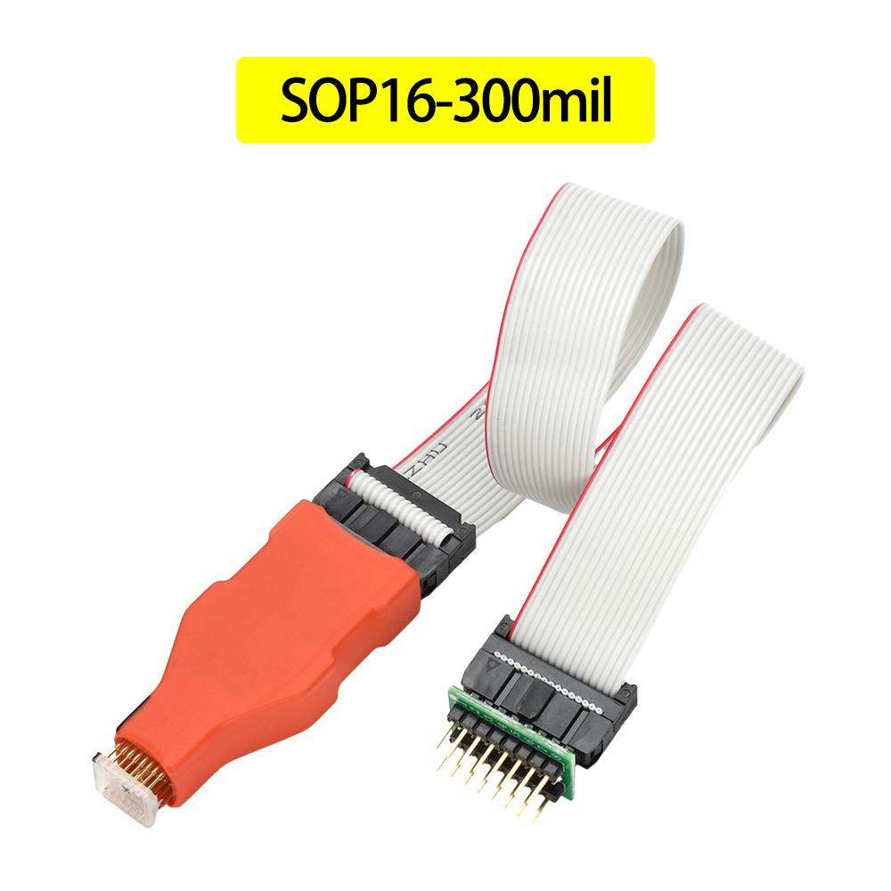 

SOP14/SOP16 150mil/300mil Microchip Spring Needle Burn Read Write Test Probe Unplugged Download Line Programmer червоний
