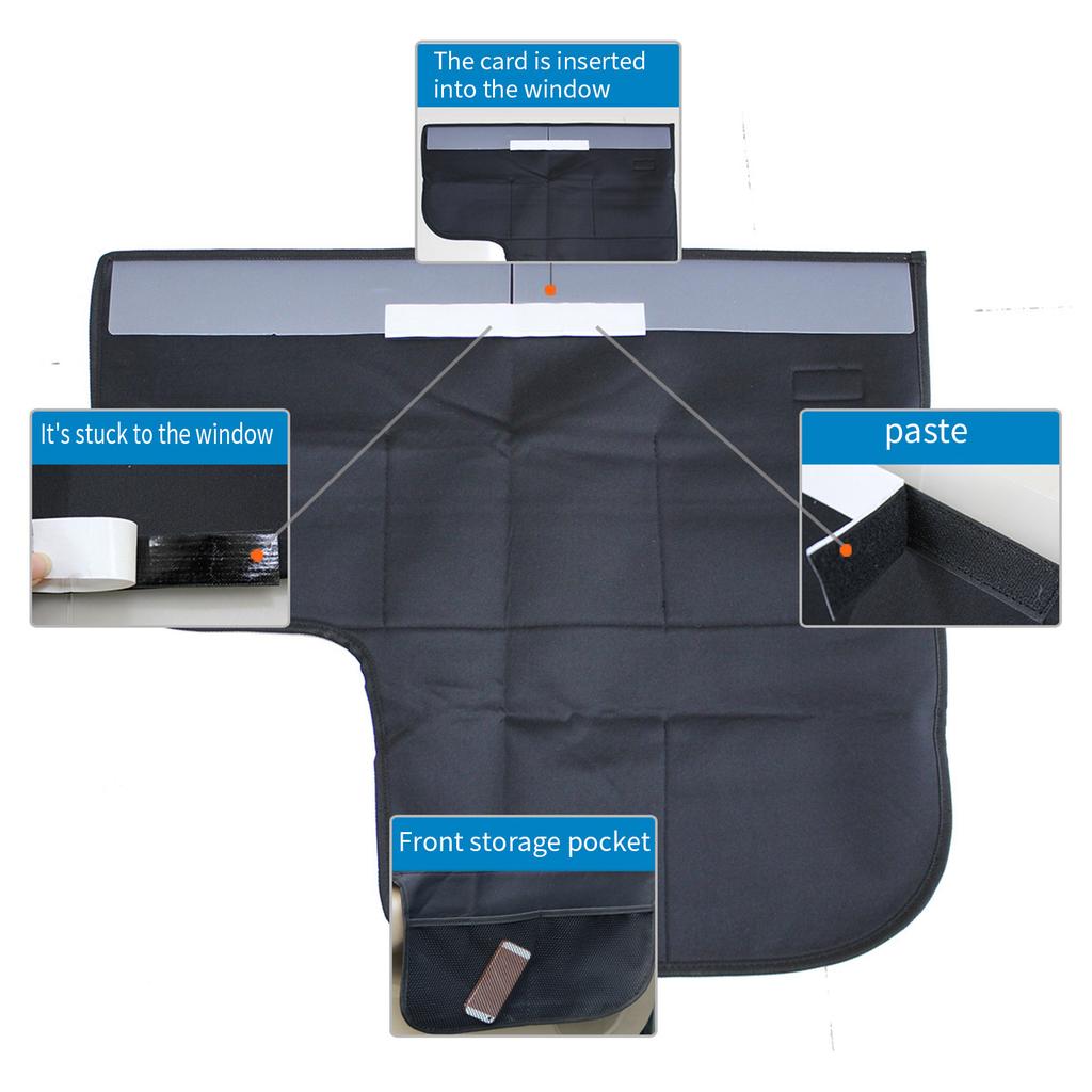Covoraș de protecție pentru ferestre ușă mașină câine pisică covoraș de protecție împotriva zgârieturilor Covoraș pentru uși mașini panou interior impermeabil pentru animale de companie