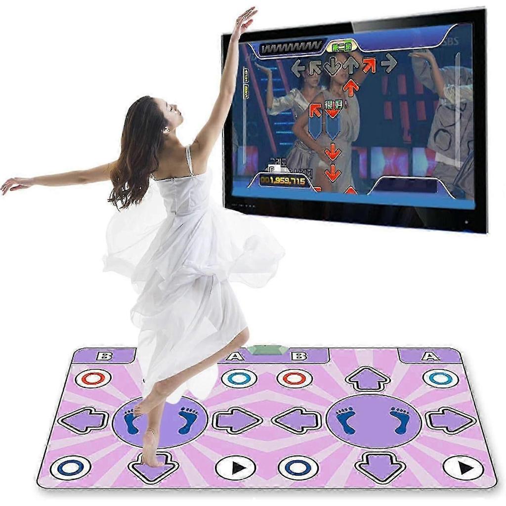 AI Camera Dual-Player Wireless Dance Mat – A non-slip dance mat suitable for both children and adults.