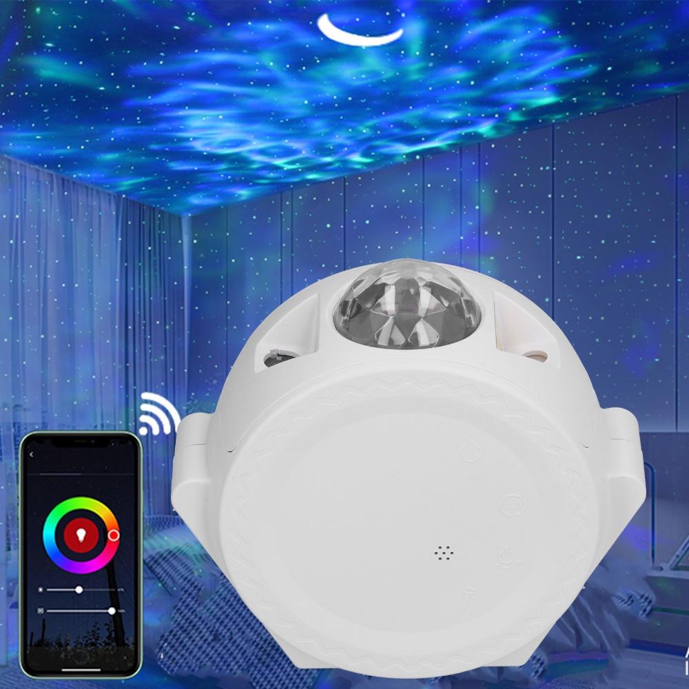 Smart Home Projection Lamp 3-in-1 Star Night Light Romance Moon Star Projector  Party Decoration