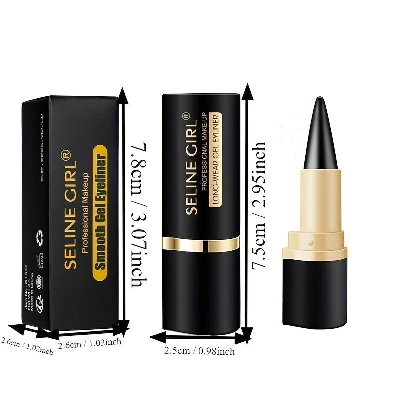 Sailor Moon Waterproof Black Eyeliner Gel, Long-lasting Smudge-proof Single Head Solid Eyeliner Gel Women