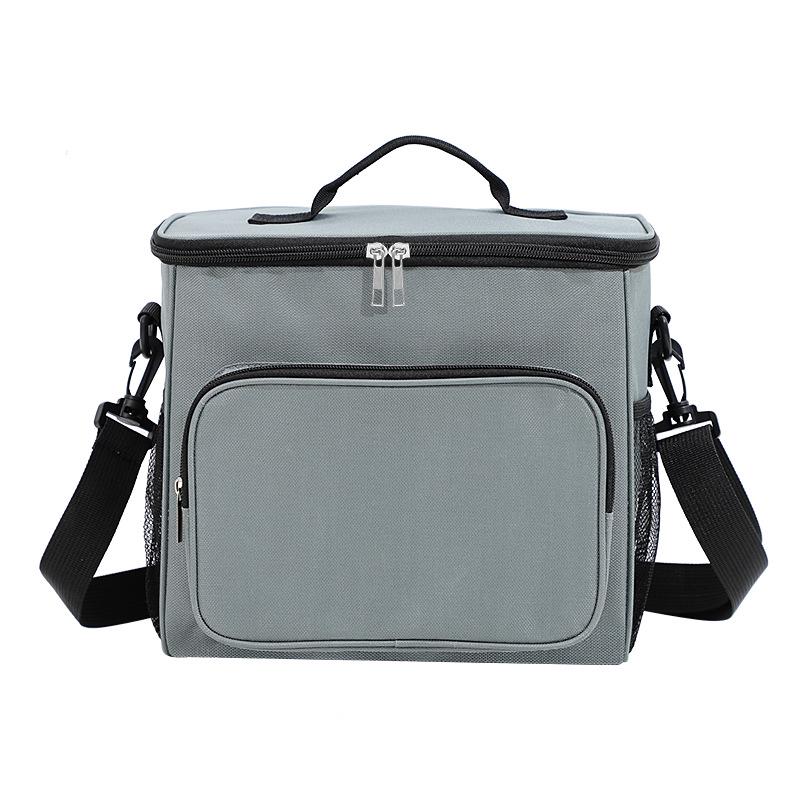 Double-Layer Insulated Lunch Bag - Handheld Crossbody for Outdoor Use