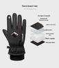 Men's Waterproof Touchscreen Ski Gloves - Winter Warmth for Cycling & Skiing