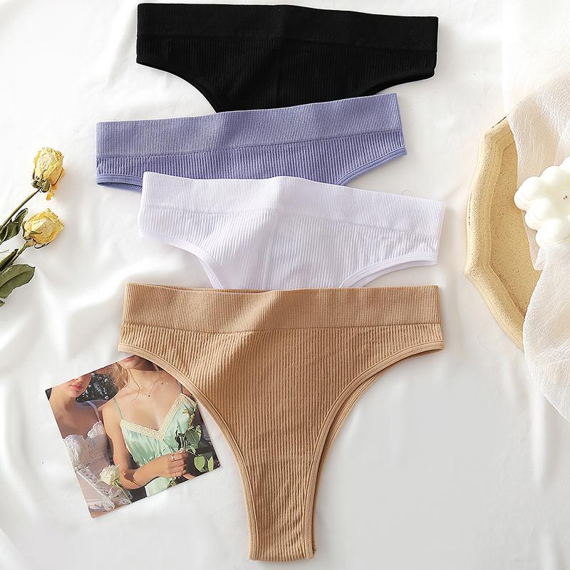 2 Teile/satz Nahtlose Höschen Frauen Sexy Low Taille Brasilianische Hose Weibliche Einfarbig Atmungsaktive Unterwäsche Dame Weiche Intimat Dessous