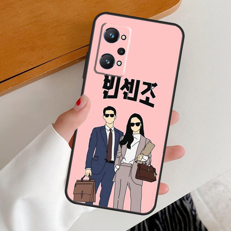 

Чехол для Realme C67 C55 C53 C51 C35 C33 C31 C30 C25s C21Y GT Neo 6 GT5 9 10 11 12 Pro Plus с Vincenzo Cassano Kdrama Realme C33