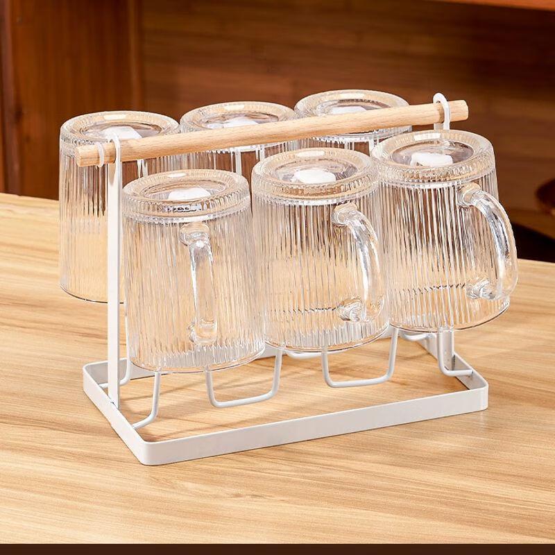 Heat-Resistant Glass Drinking Cup with Handle