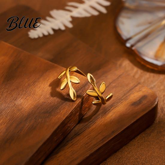 Adjustable Finger Band Thumb Ring Vine Shape Opening Design Hypoallergenic