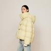 LESS Women's Hooded Loose Goose Down Jacket
