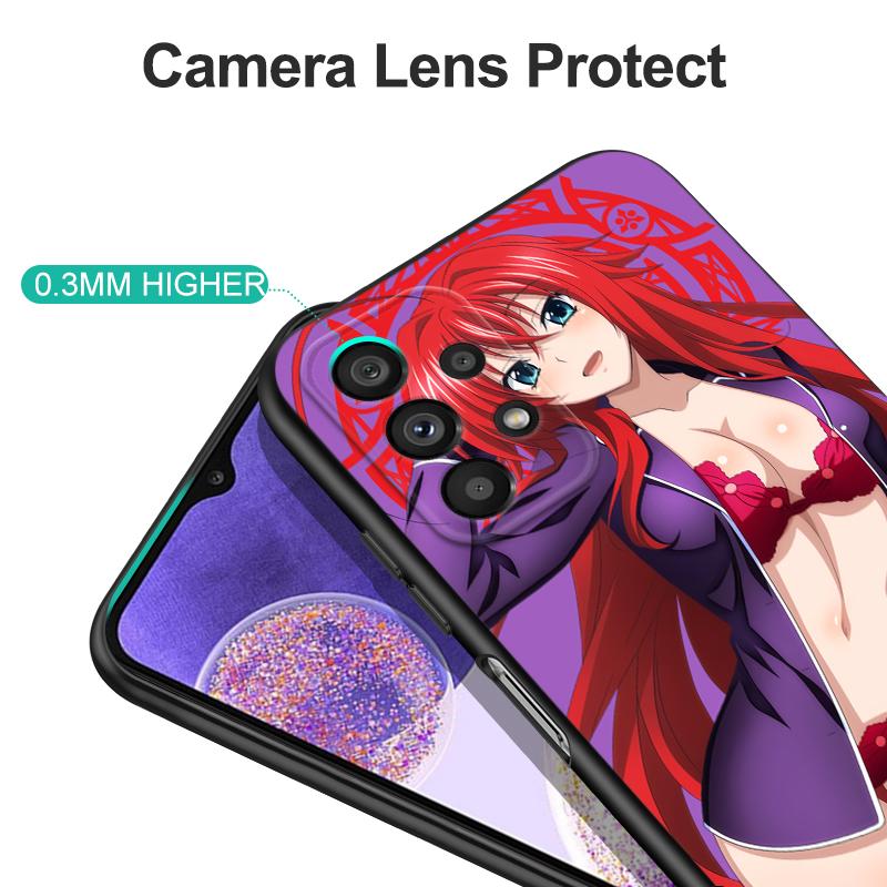 Black tpu Case For Huawei P30 Lite P30 Pro P40 LITE E P Smart 2020 Cover Spduak High School Rias Gremory