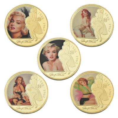 Amerikanische Schauspielerin Monroe Gedenk-Druckguss-Metallmünze - Sammlergeschenk