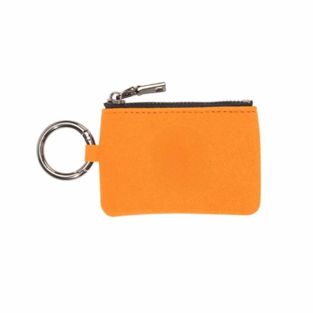 Large-Capacity Zipper Key Pouch Bag Key Cover Suede Leather Key Case for Automotive Keys