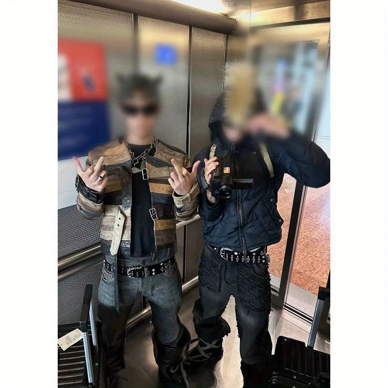 New Brand Design High Quality Luxury Belt for Men and Women Black PU Leather Belt Jeans Punk Tight Corset Belt