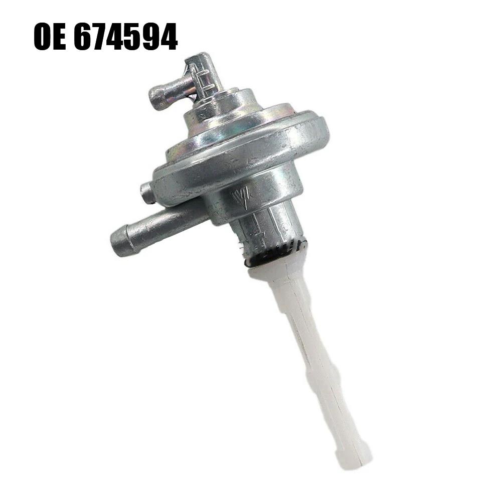 Fuel Tap Petcock For Piaggio For Aprilia Motorcycles Model 674594 Compatible With ET2 ET4 LX50 Carbureted Versions 2004 2017 Fuel System 2