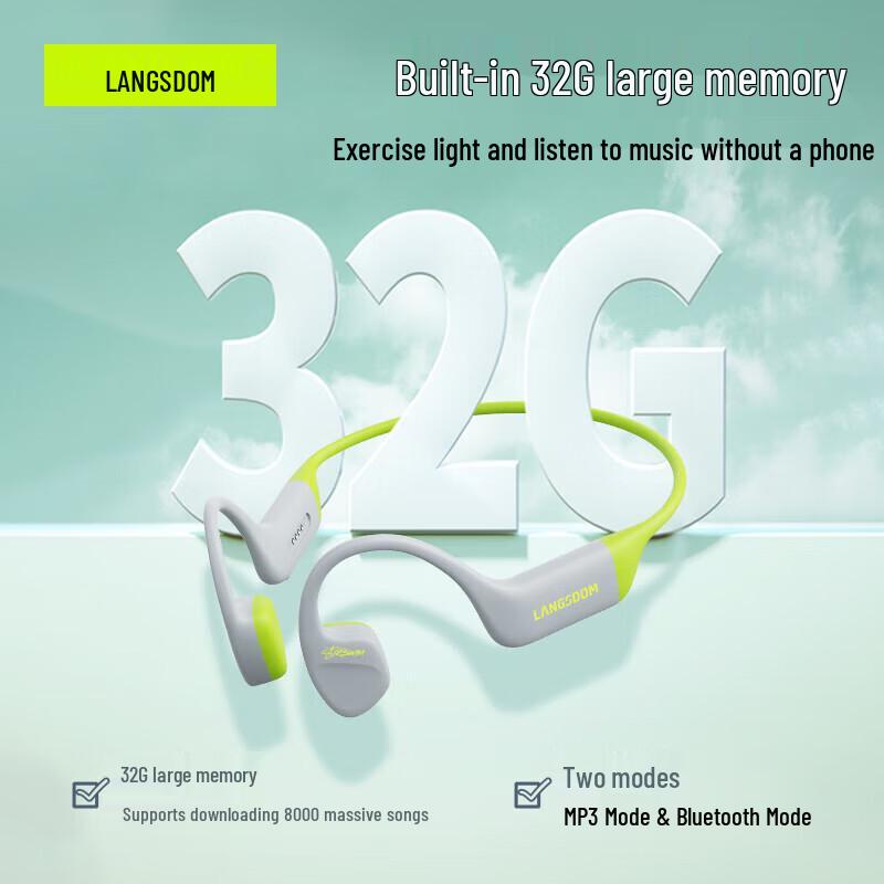 Lansdon AirSwim Open-Ear Waterproof Sports Headphones