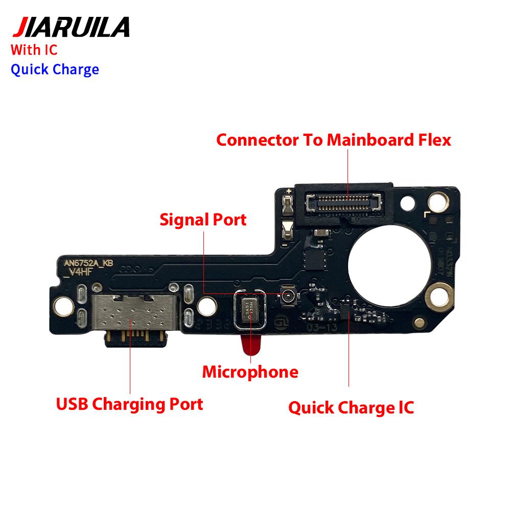 Deska s USB nabíjecím portem Flex kabel Konektor Díly Pro Xiaomi Redmi Note 11 Pro 1G 1G Plus Note 11 Pro Modul mikrofonu s IC