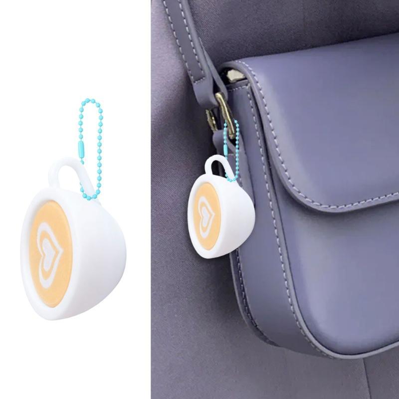 Heart Cake Design Clickers Keychain Portable Stress Reliever Toy With Polylactic Acid Materials
