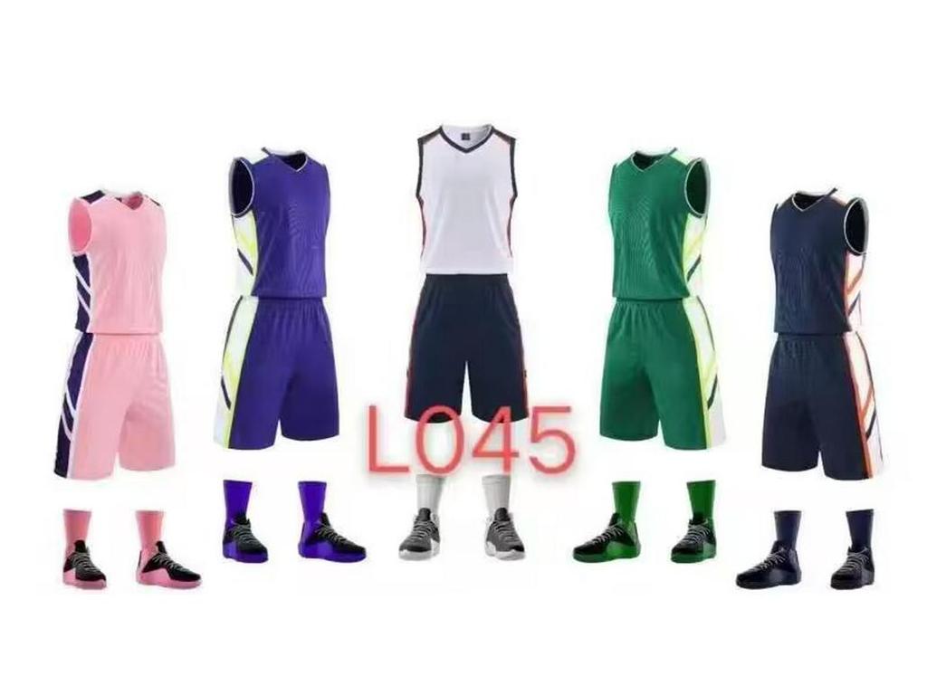 Men's Ultra-Fast Drying Basketball Jersey with Custom Numbers - Student Team Uniform Set