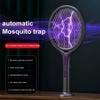 Electric Mosquito Killer Lamp Type-C Charging Foldable Bug Zapper Electric Fly Swatter Anti Mosquito Racket for Indoor Outdoor