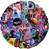 50Pcs Punk Handsome Sticker Decals Decoration For Diy Phone Notebook Suitcase Laptop Fridge Kids Stickers Toys