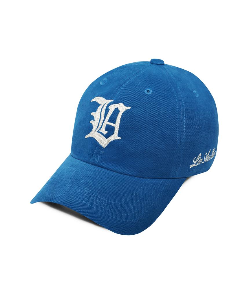 Linebinyu New La Chain Stitch Cotton Ball Cap - Mute Blue