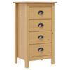 Buffet Hill 46x35x80 Cm Solid Pine Wood