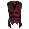 2024 Men's European & American Trendy Rock V-neck Single-breasted Waistcoat