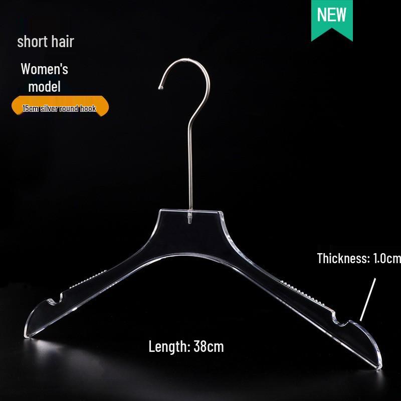 Acrylic Non-slip Hangers for Children's, Men's, and Women's Clothing